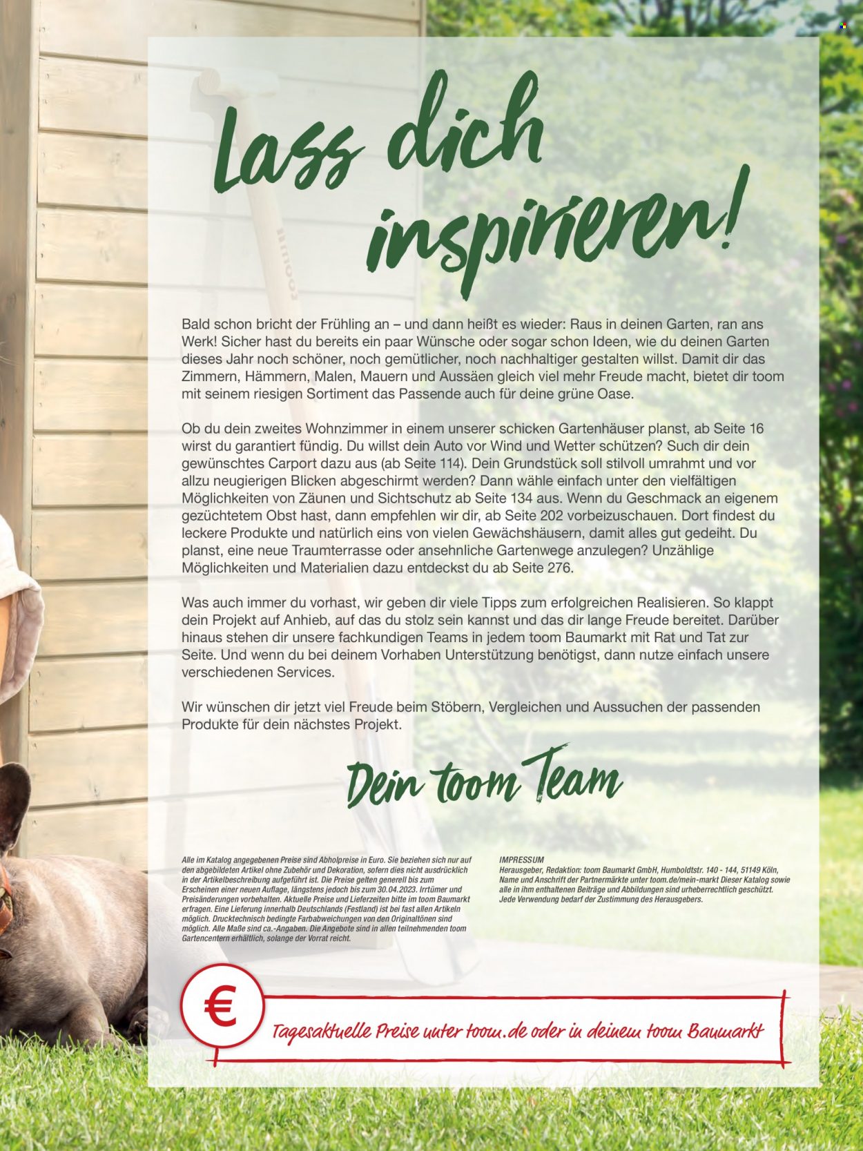 toom Baumarkt Prospekte  - 1.03.2023 - 30.04.2023. Seite 3