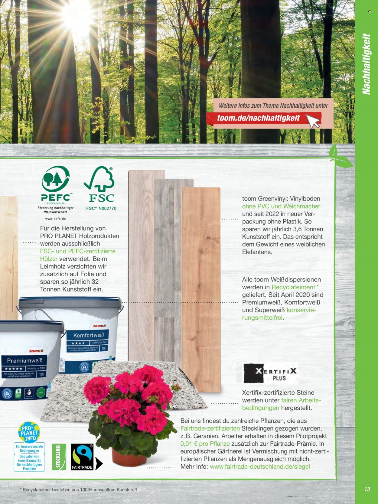 toom Baumarkt Prospekte  - 1.03.2023 - 30.04.2023. Seite 13