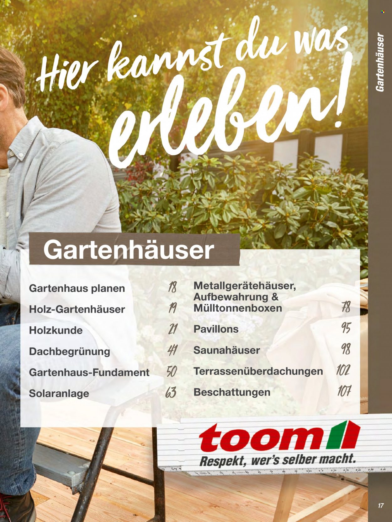 toom Baumarkt Prospekte  - 1.03.2023 - 30.04.2023. Seite 17