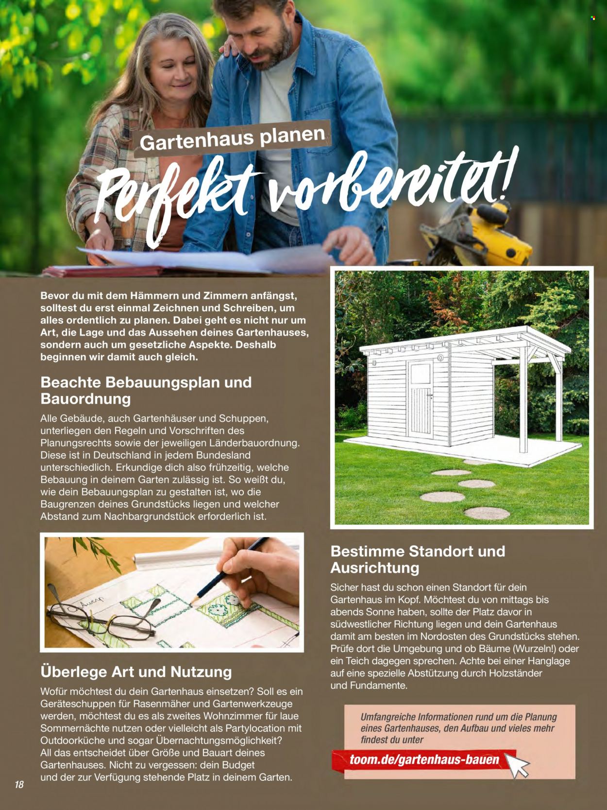 toom Baumarkt Prospekte  - 1.03.2023 - 30.04.2023. Seite 18