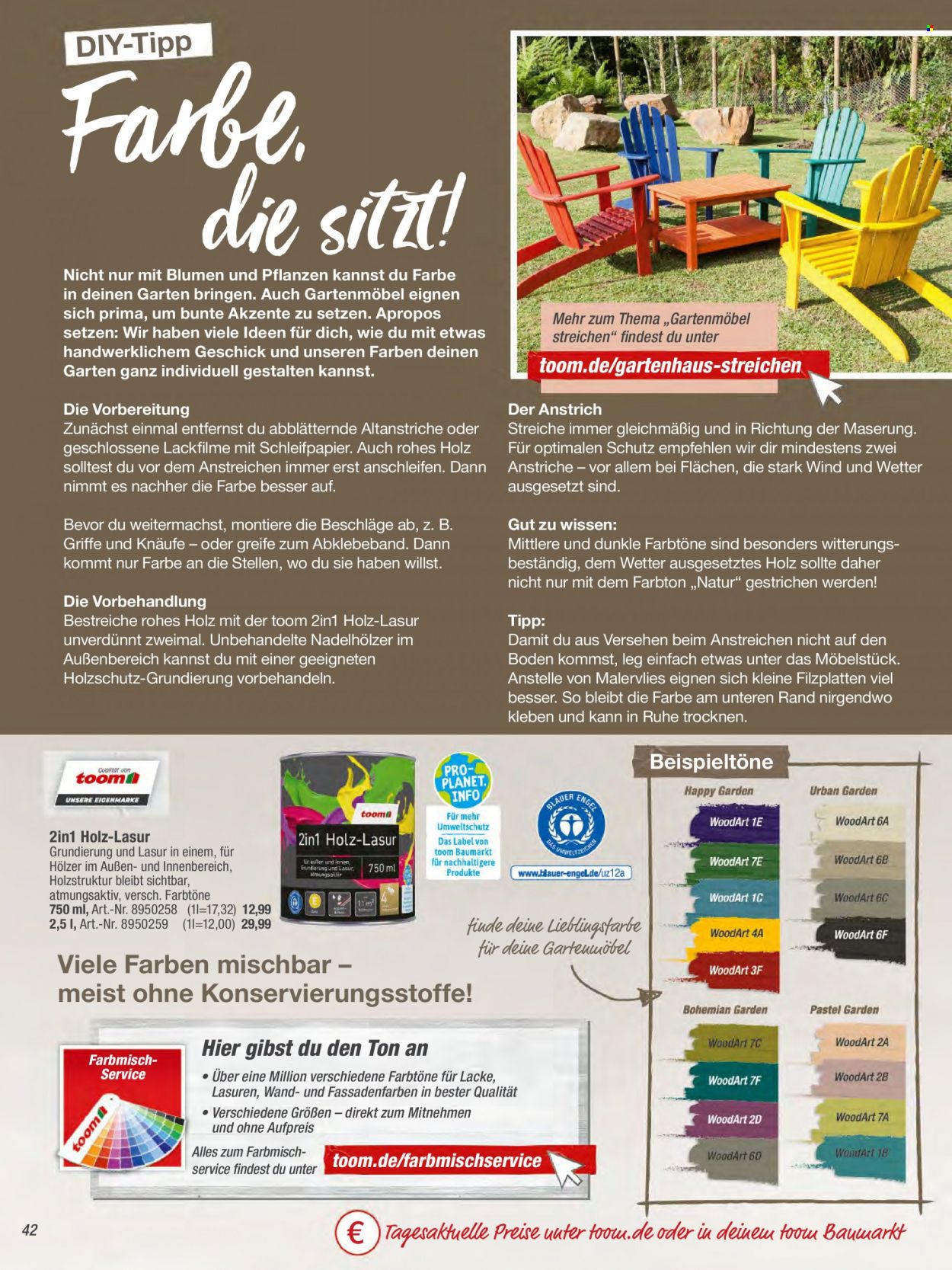 toom Baumarkt Prospekte  - 1.03.2023 - 30.04.2023. Seite 42