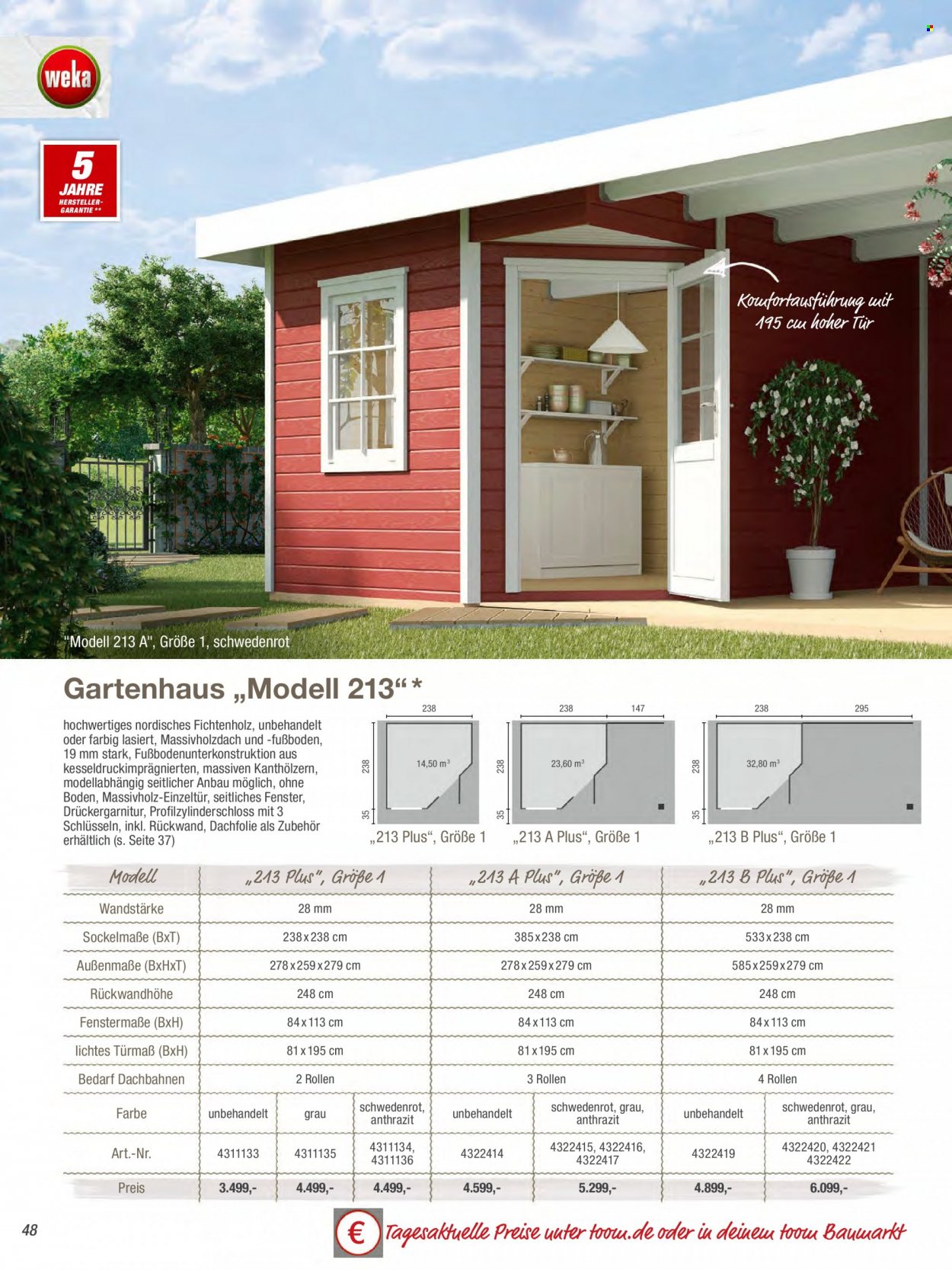 toom Baumarkt Prospekte  - 1.03.2023 - 30.04.2023. Seite 48