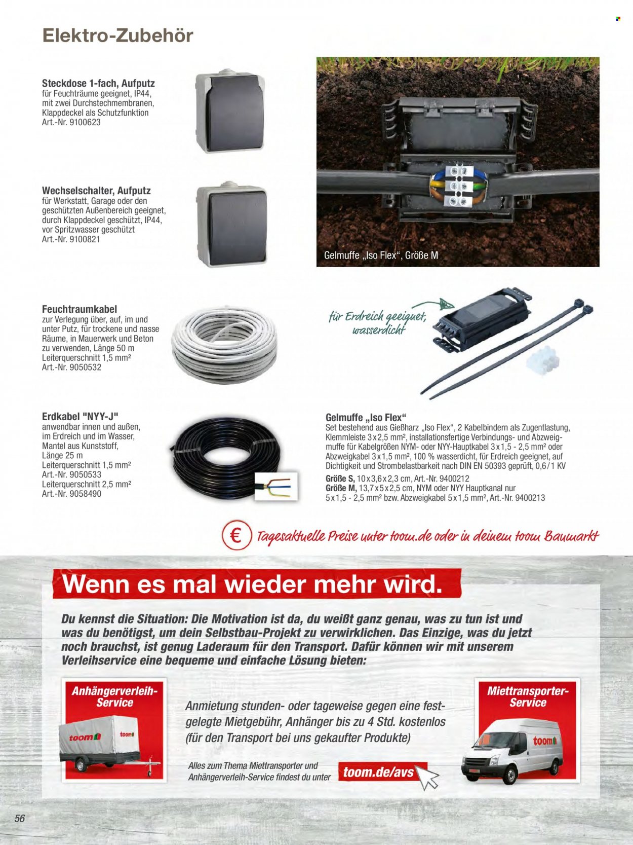 toom Baumarkt Prospekte  - 1.03.2023 - 30.04.2023. Seite 56