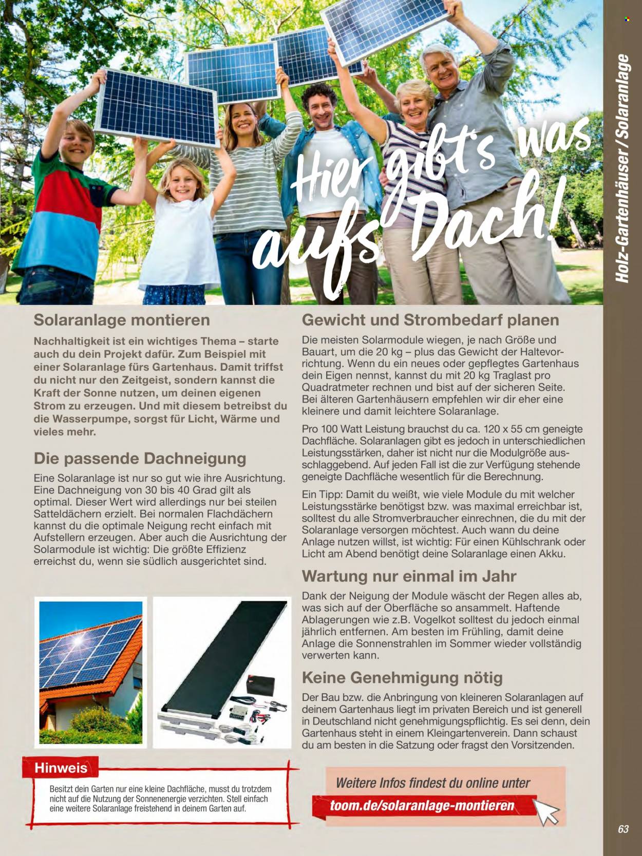 toom Baumarkt Prospekte  - 1.03.2023 - 30.04.2023. Seite 63