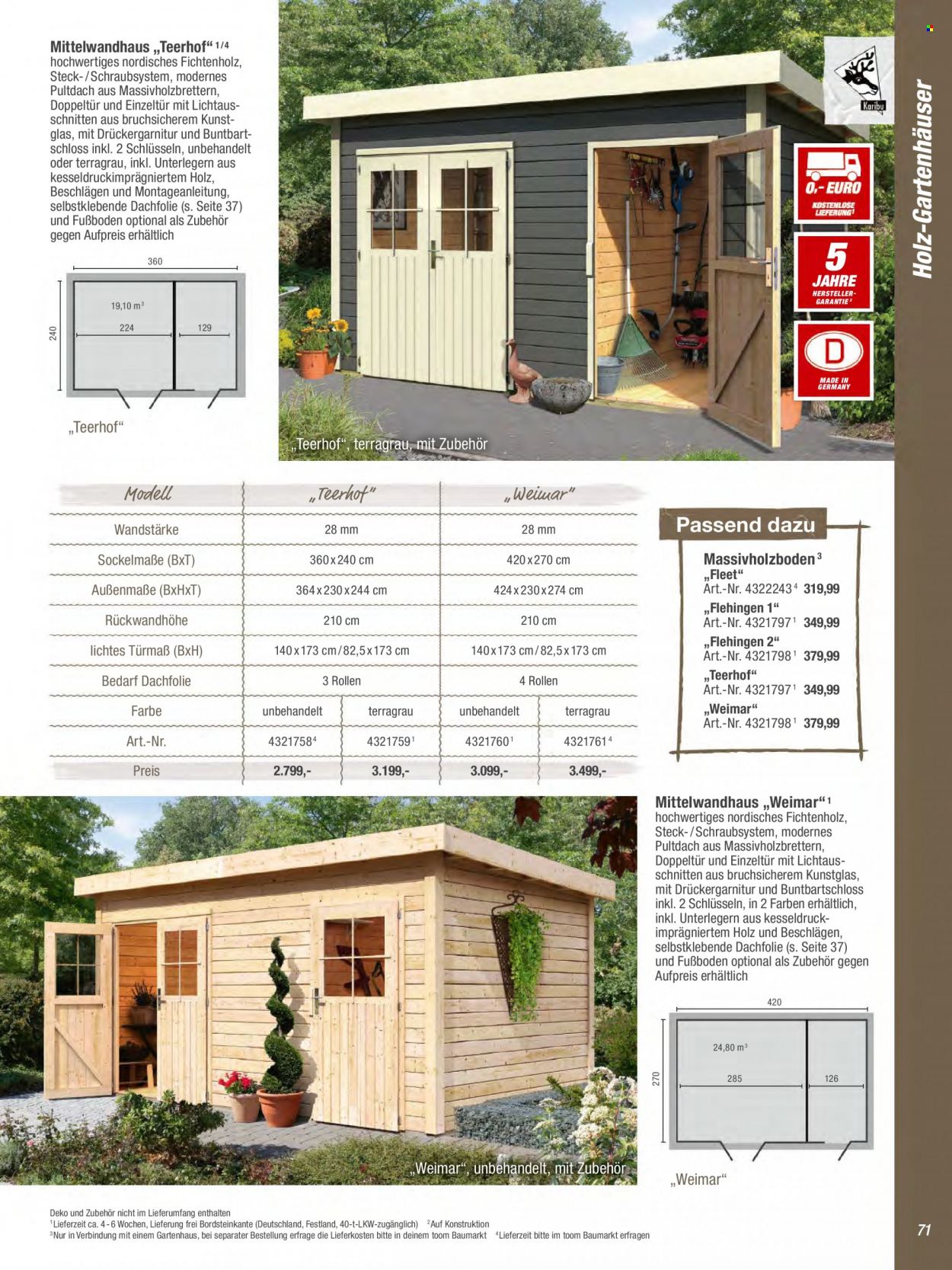 toom Baumarkt Prospekte  - 1.03.2023 - 30.04.2023. Seite 71
