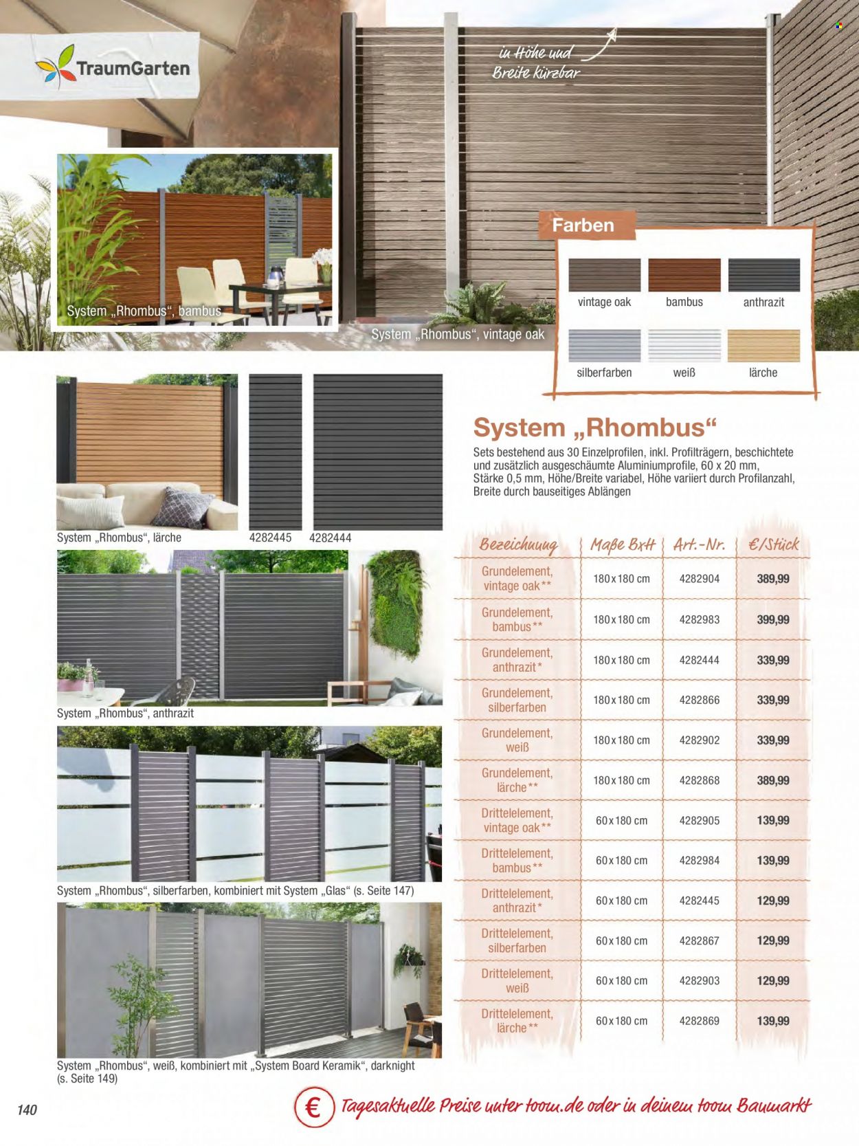 toom Baumarkt Prospekte  - 1.03.2023 - 30.04.2023. Seite 140