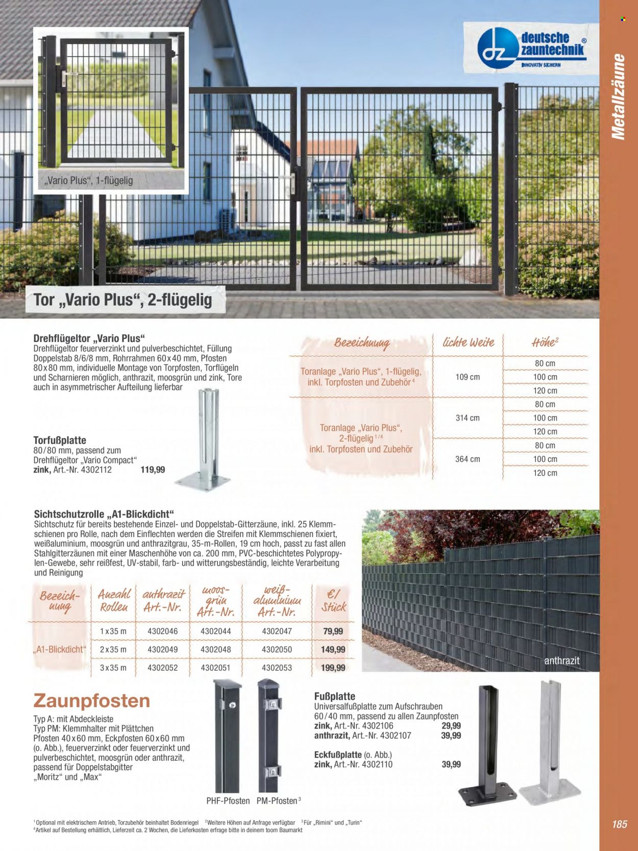 toom Baumarkt Prospekte  - 1.03.2023 - 30.04.2023. Seite 185