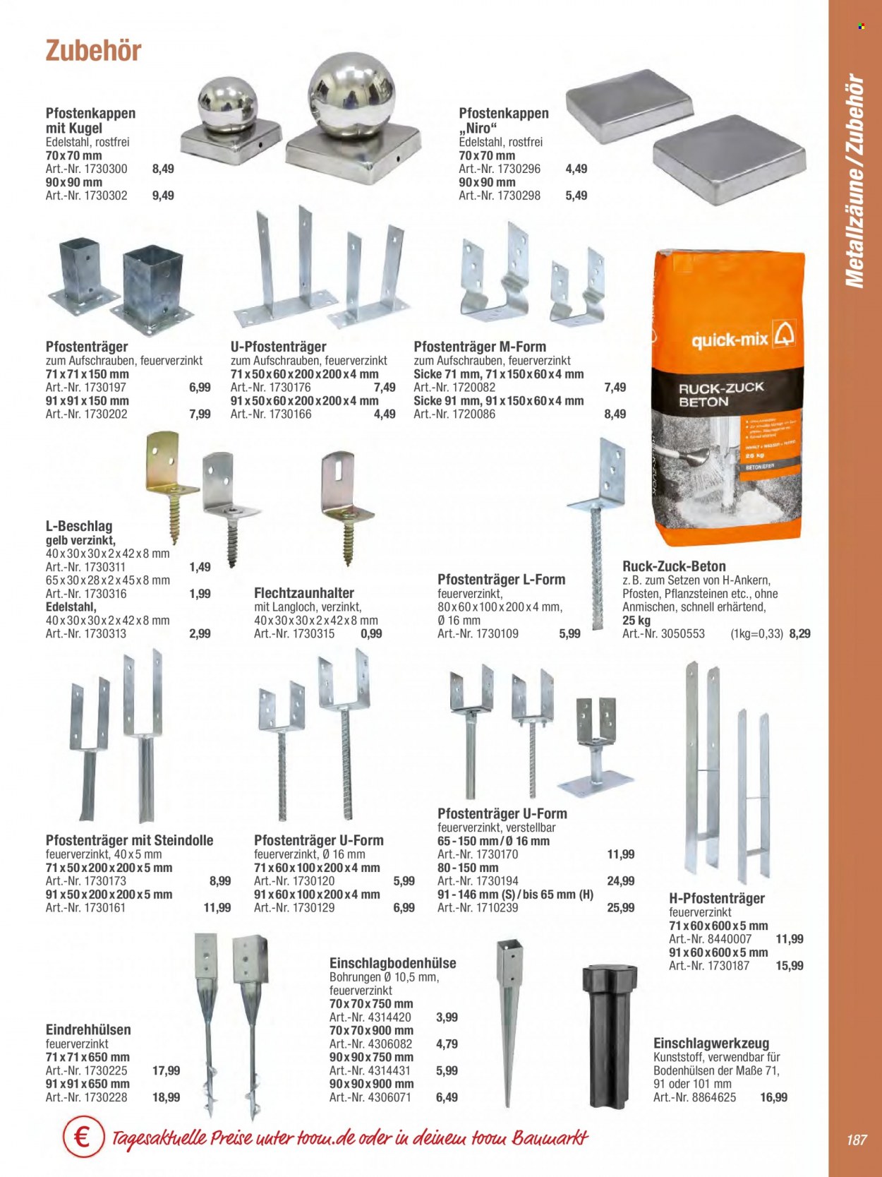 toom Baumarkt Prospekte  - 1.03.2023 - 30.04.2023. Seite 187