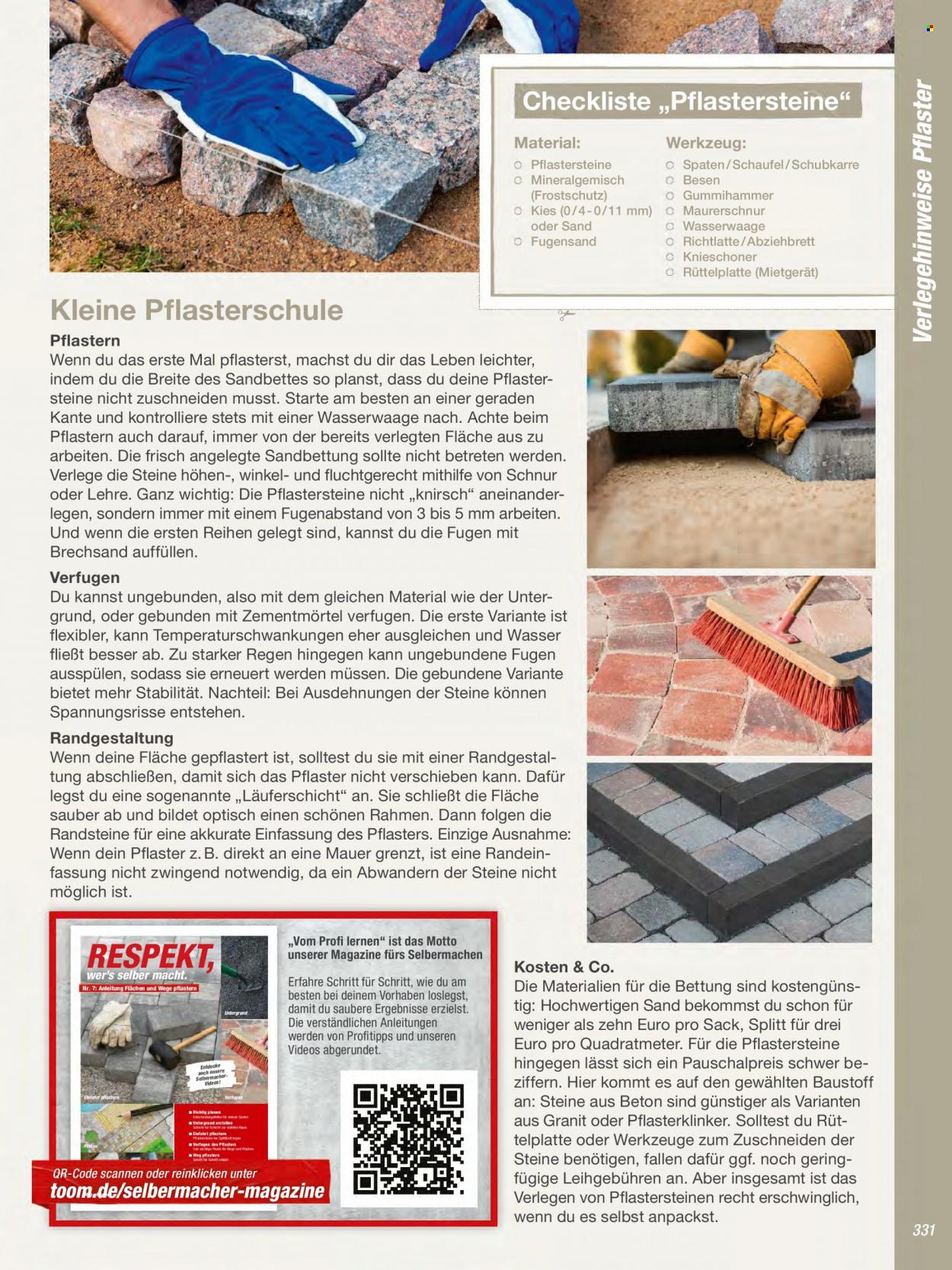 toom Baumarkt Prospekte  - 1.03.2023 - 30.04.2023. Seite 331