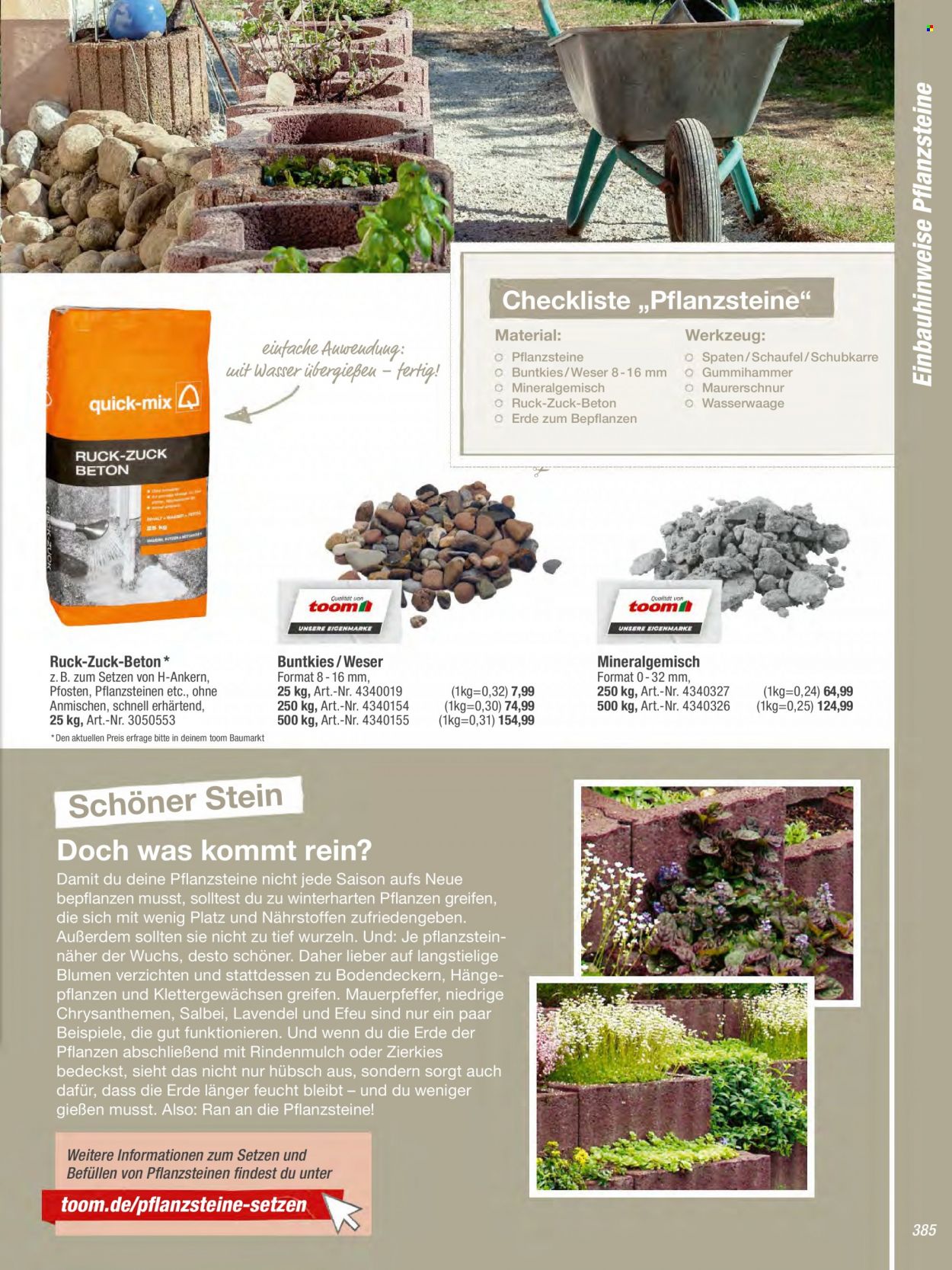 toom Baumarkt Prospekte  - 1.03.2023 - 30.04.2023. Seite 385