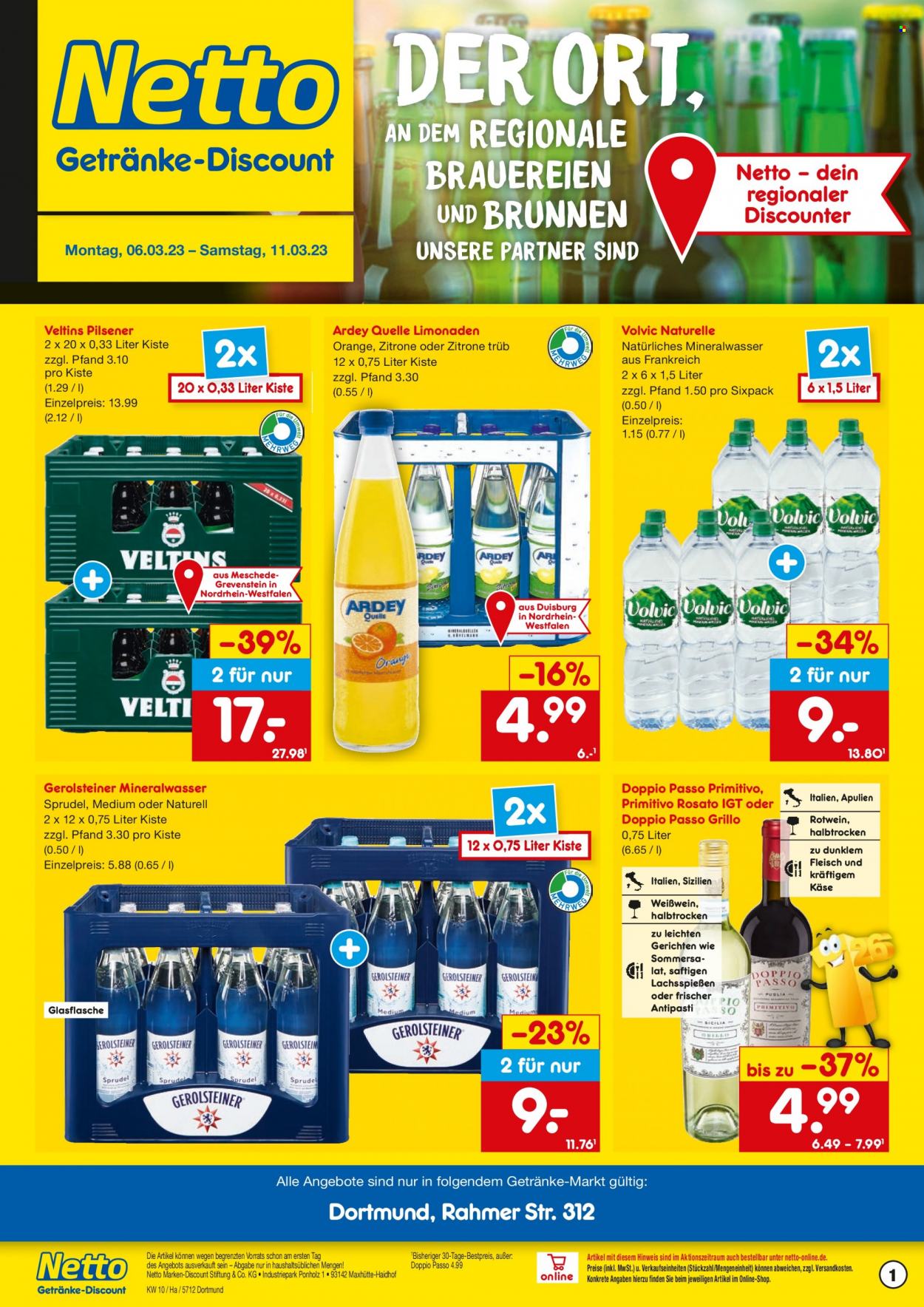 Netto Marken-Discount Prospekte  - 6.03.2023 - 11.03.2023. Seite 1