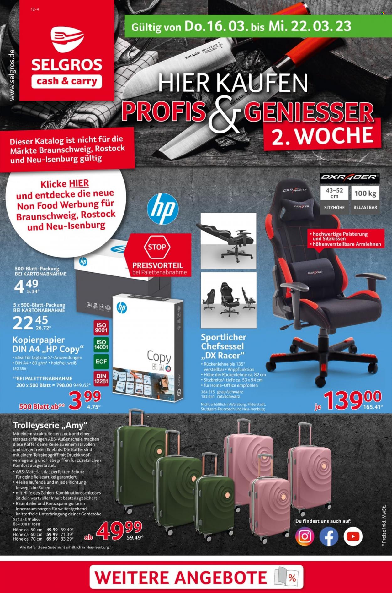 Selgros Prospekte  - 16.03.2023 - 22.03.2023. Seite 1