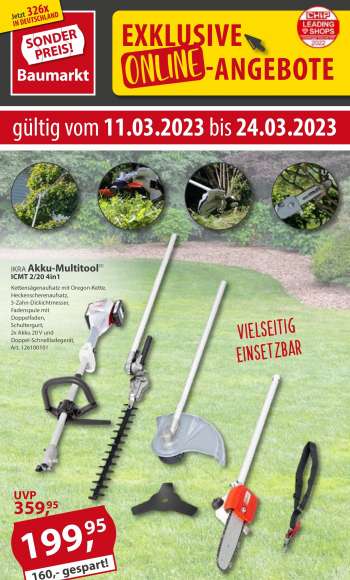 Prospekte Sonderpreis-Baumarkt - 11.03.2023 - 24.03.2023.