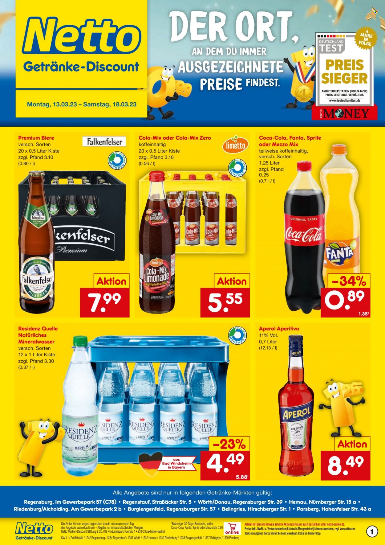 Netto Marken-Discount Prospekte  - 13.03.2023 - 18.03.2023. Seite 1