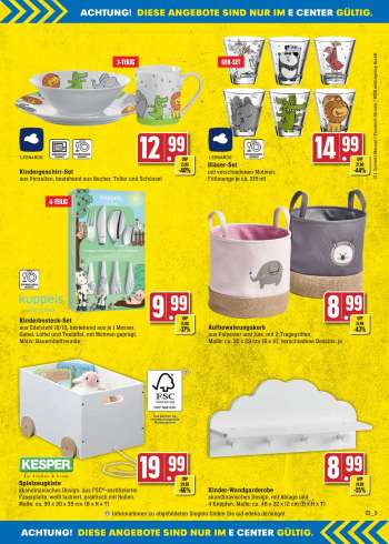 thumbnail - Kindergeschirr -Set aus Porzellan, bestehend aus Becher, Teller und Schüssel