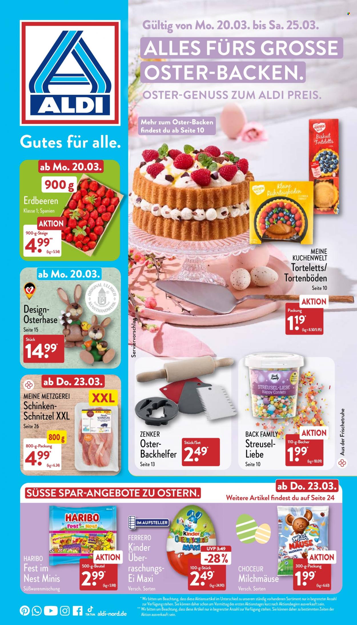 ALDI Nord Prospekte  - 20.03.2023 - 25.03.2023. Seite 1