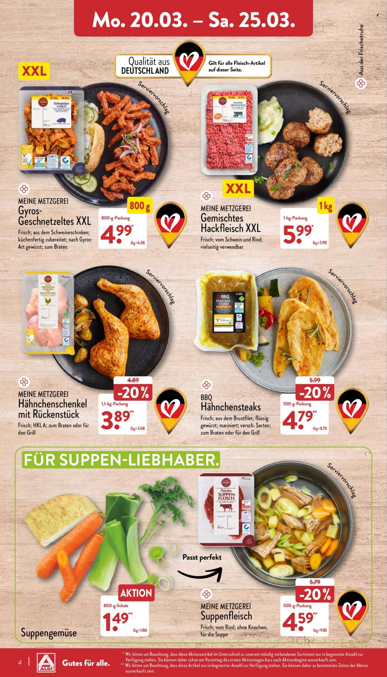 ALDI Nord Prospekte  - 20.03.2023 - 25.03.2023. Seite 4