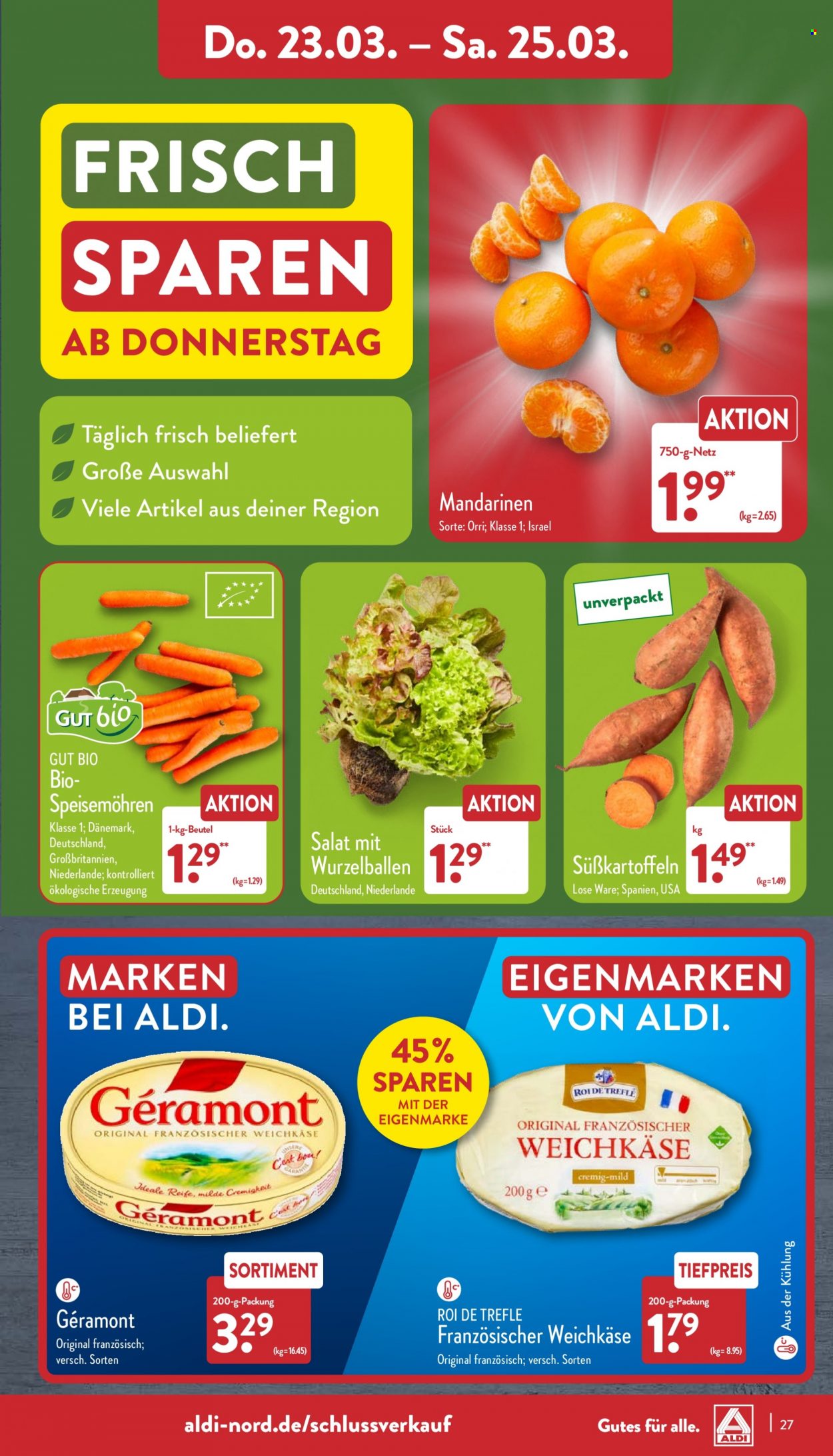 ALDI Nord Prospekte  - 20.03.2023 - 25.03.2023. Seite 27