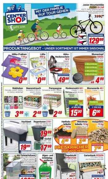Prospekte CENTERSHOP - 13.03.2023 - 18.03.2023.