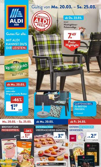 Prospekte ALDI SÜD - 20.03.2023 - 25.03.2023.