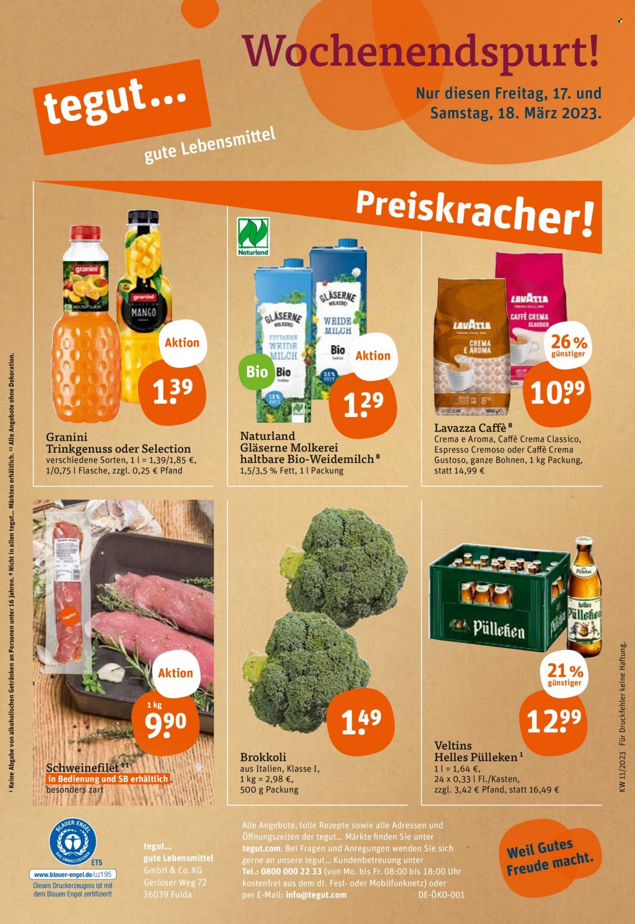 tegut... Prospekte  - 13.03.2023 - 18.03.2023. Seite 42