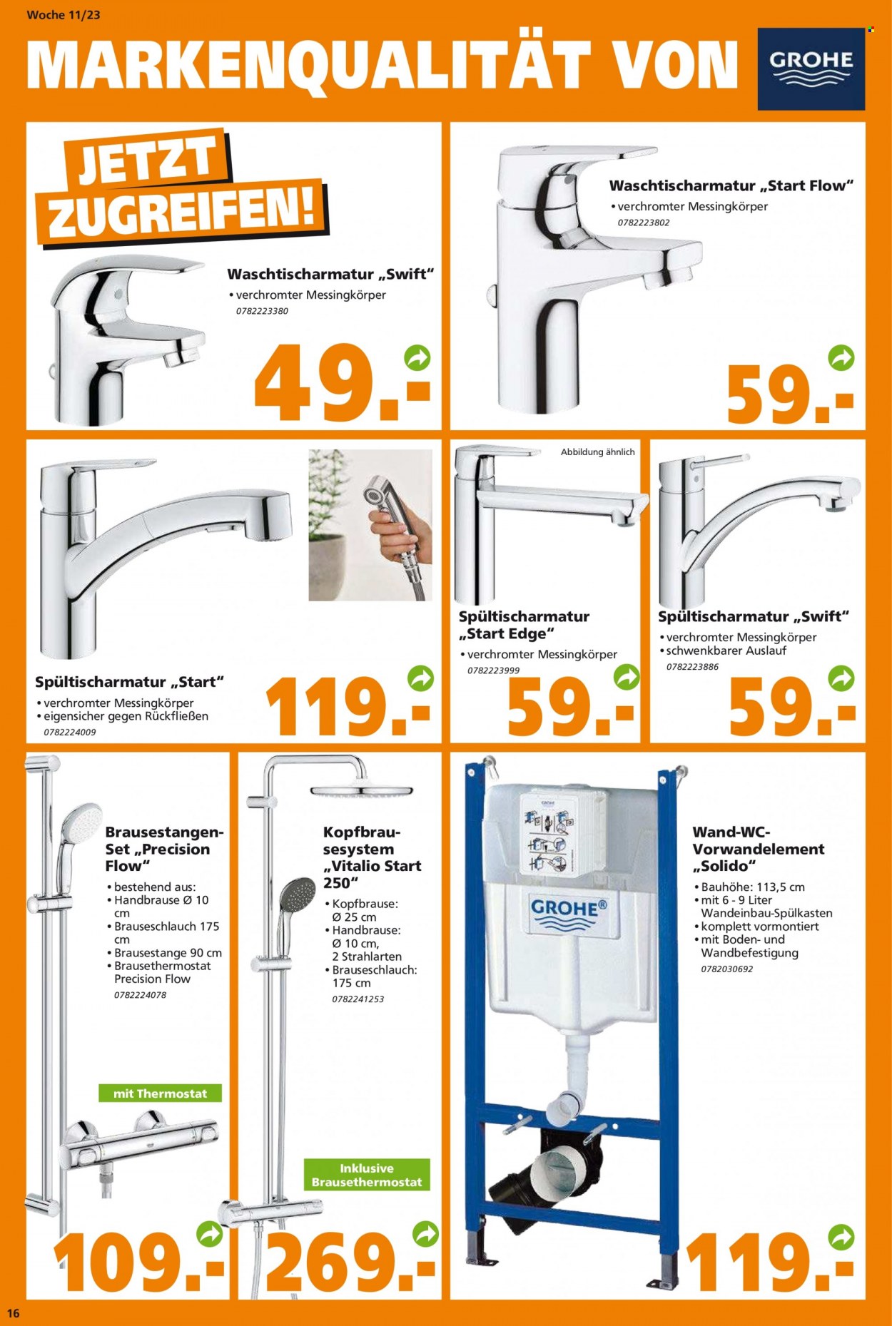 Globus Baumarkt Prospekte  - 12.03.2023 - 18.03.2023. Seite 16