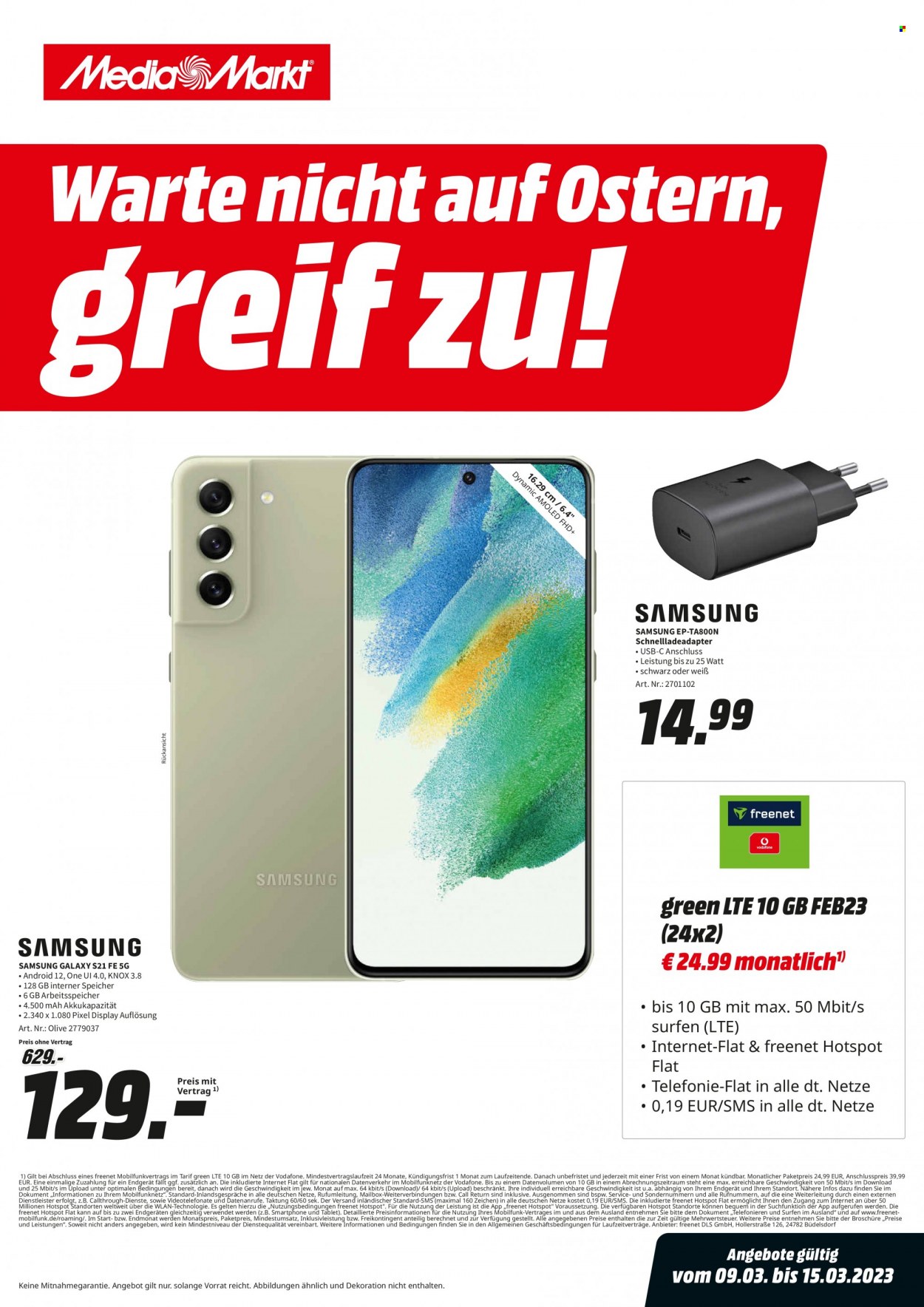 MediaMarkt Prospekte  - 9.03.2023 - 15.03.2023. Seite 1