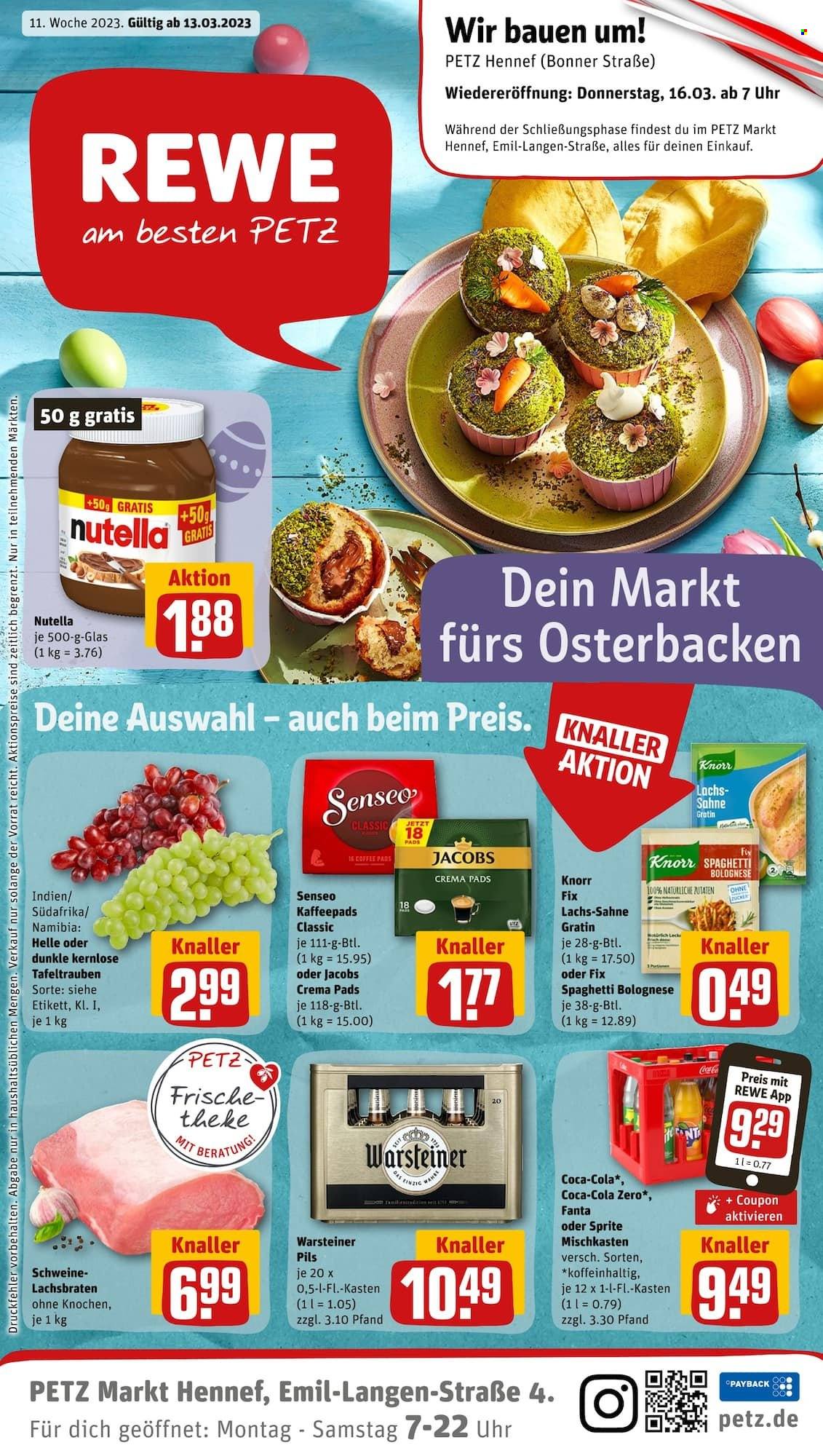REWE Prospekte  - 13.03.2023 - 18.03.2023. Seite 1