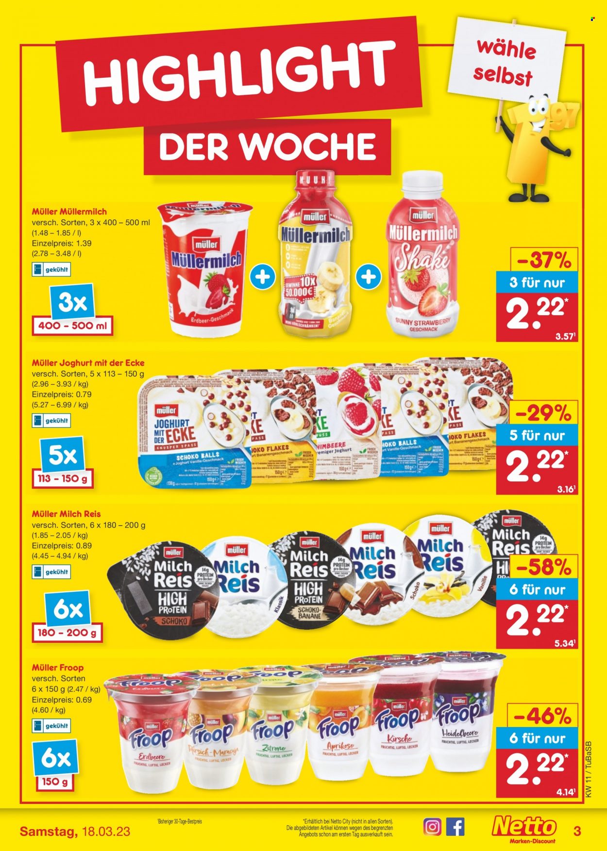 Netto Marken-Discount Prospekte  - 13.03.2023 - 18.03.2023. Seite 3