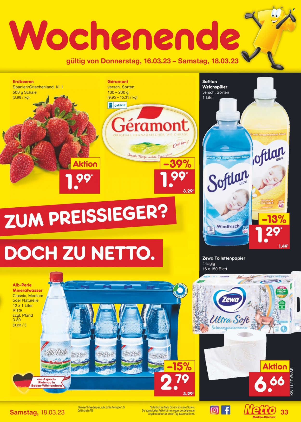 Netto Marken-Discount Prospekte  - 13.03.2023 - 18.03.2023. Seite 33