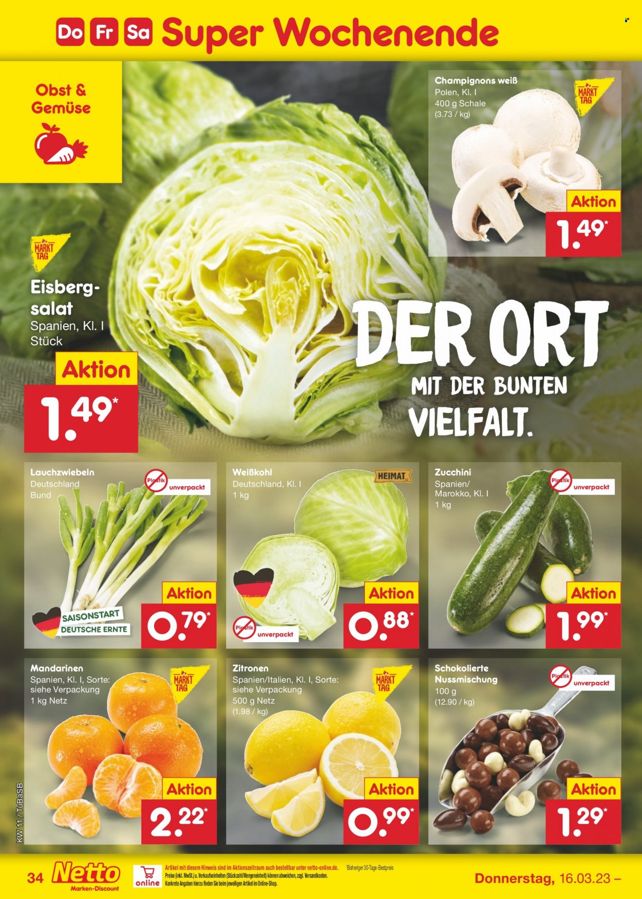 Netto Marken-Discount Prospekte  - 13.03.2023 - 18.03.2023. Seite 34