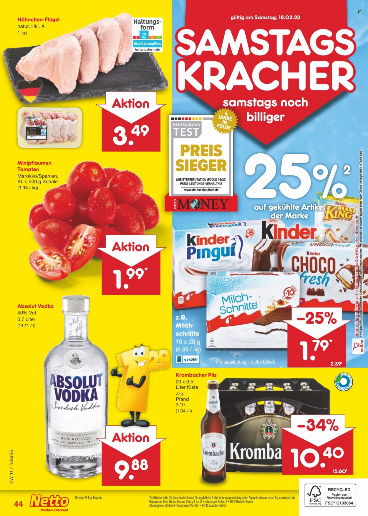Netto Marken-Discount Prospekte  - 13.03.2023 - 18.03.2023. Seite 44