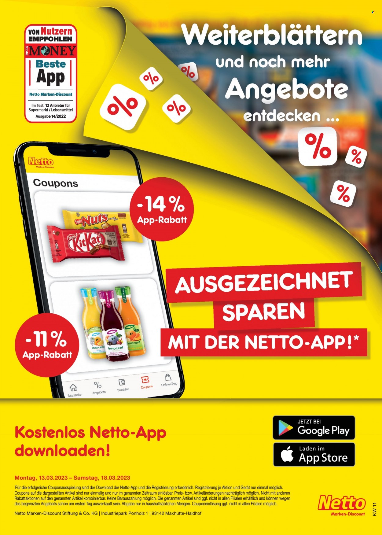 Netto Marken-Discount Prospekte  - 13.03.2023 - 18.03.2023. Seite 45