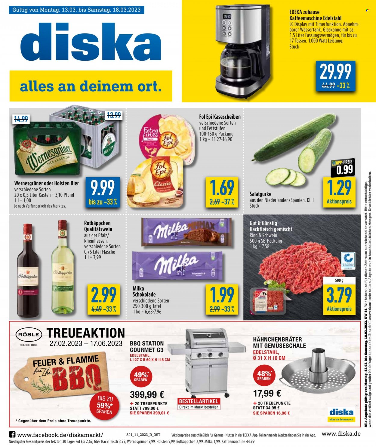 Diska Prospekte  - 13.03.2023 - 18.03.2023. Seite 1