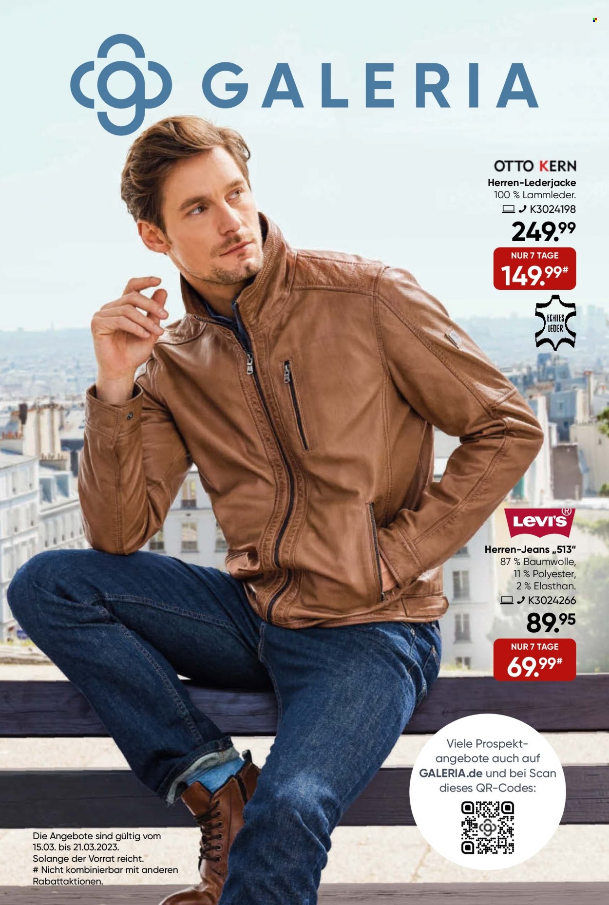 GALERIA Karstadt Kaufhof Prospekte  - 15.03.2023 - 21.03.2023. Seite 1