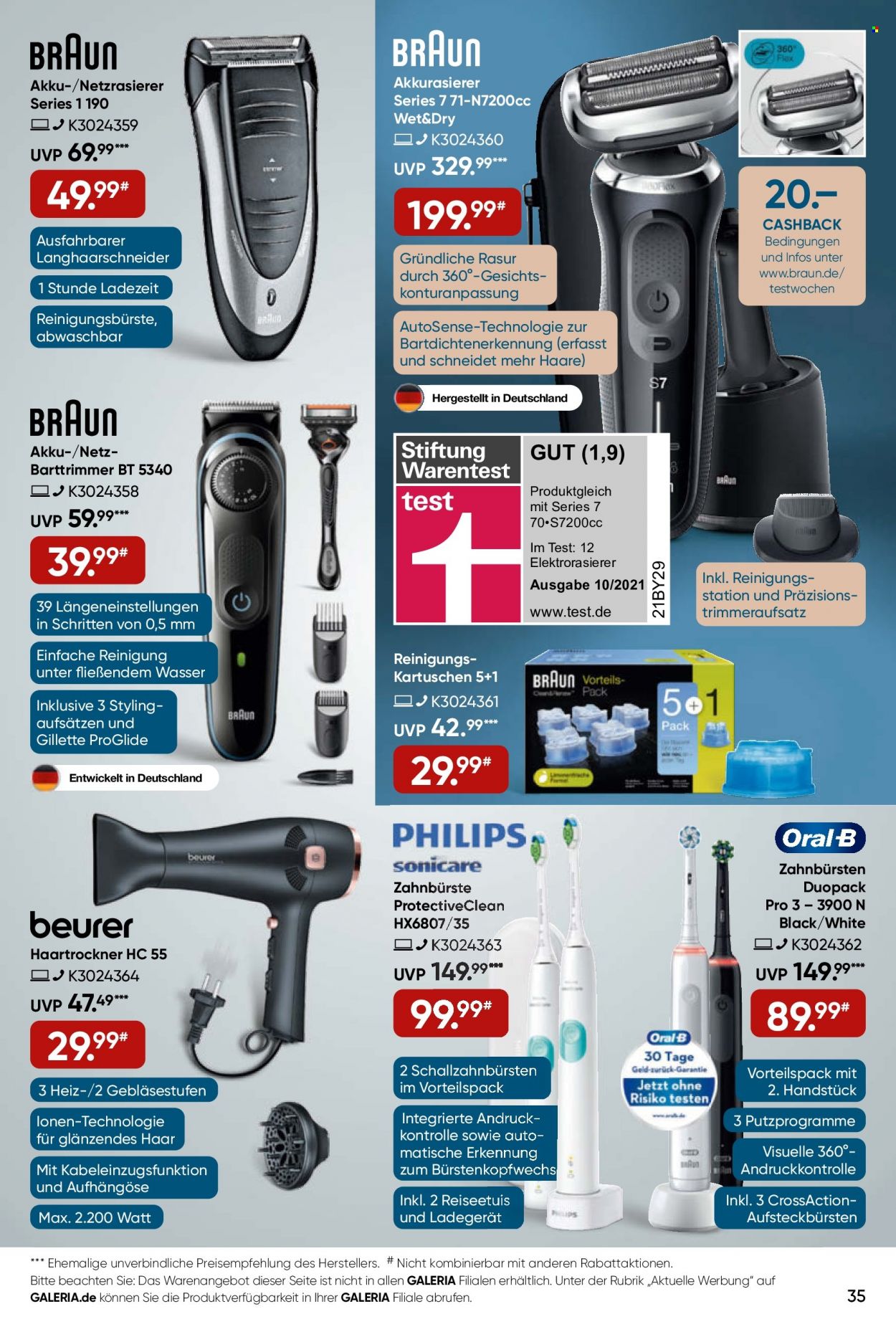 GALERIA Karstadt Kaufhof Prospekte  - 15.03.2023 - 21.03.2023. Seite 35