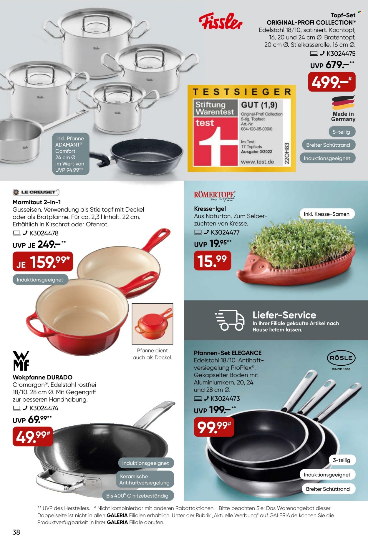 GALERIA Karstadt Kaufhof Prospekte  - 15.03.2023 - 21.03.2023. Seite 38