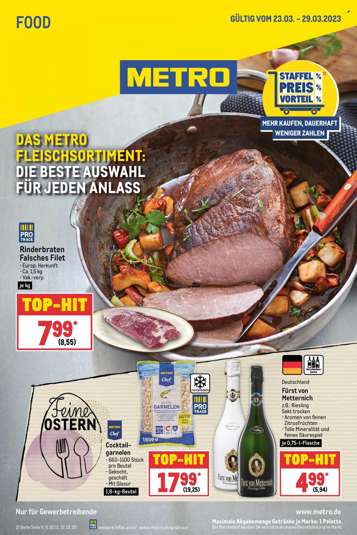 Metro Prospekte  - 23.03.2023 - 29.03.2023. Seite 1
