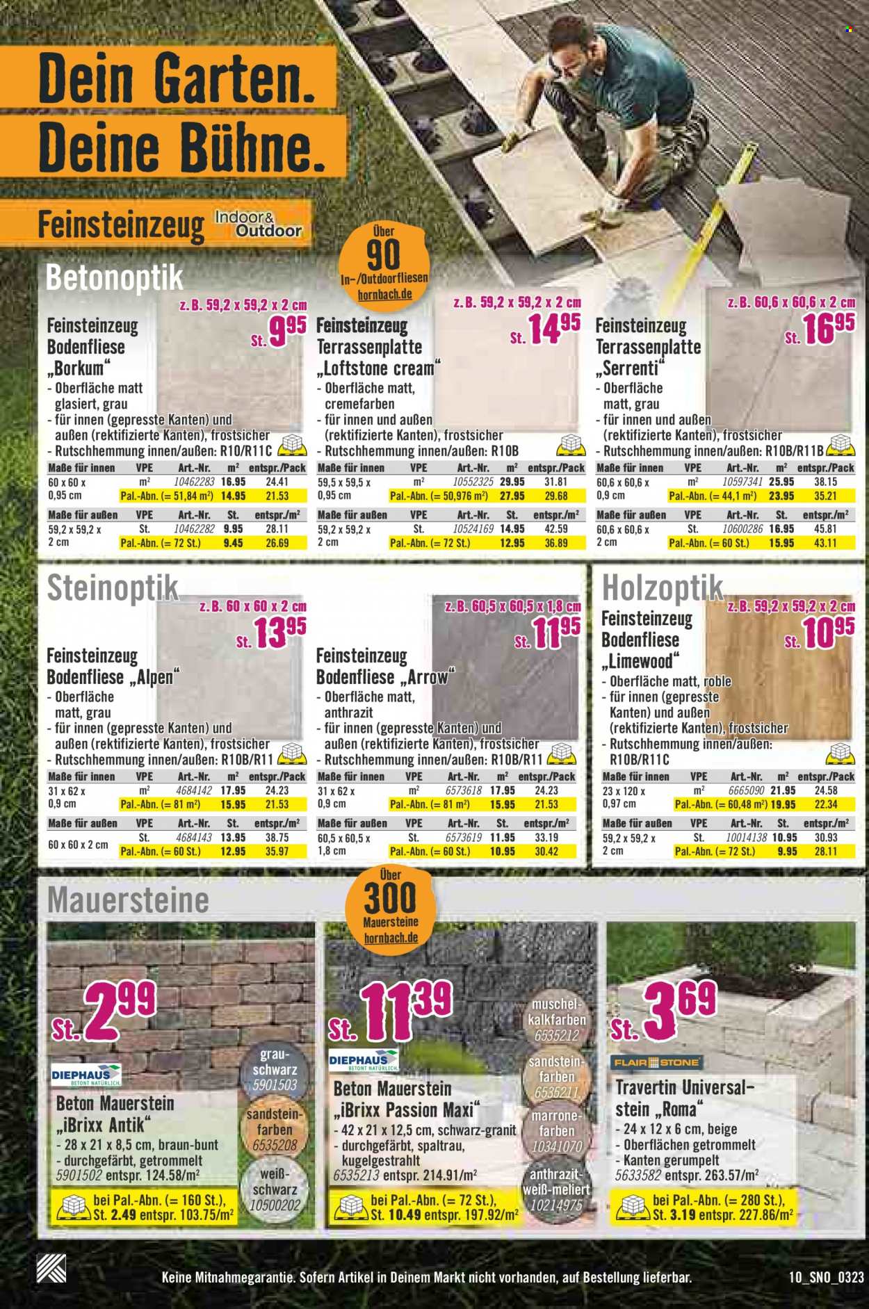 Hornbach Prospekte  - 1.03.2023 - 12.04.2023. Seite 10