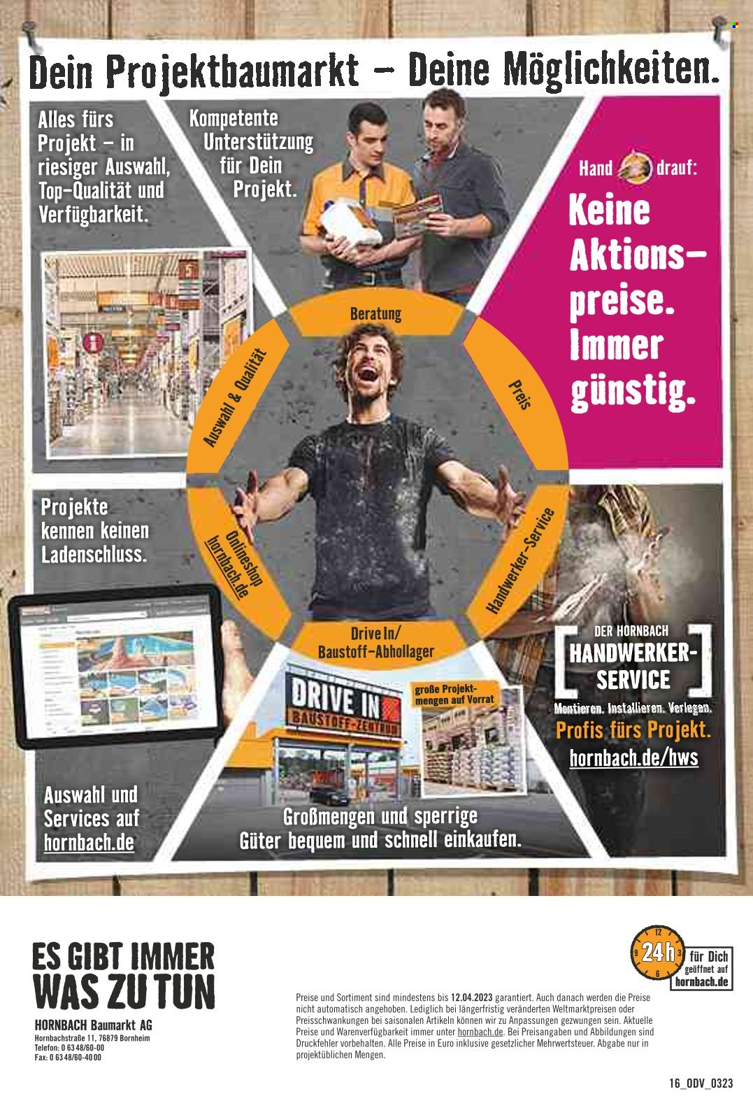Hornbach Prospekte  - 1.03.2023 - 12.04.2023. Seite 16