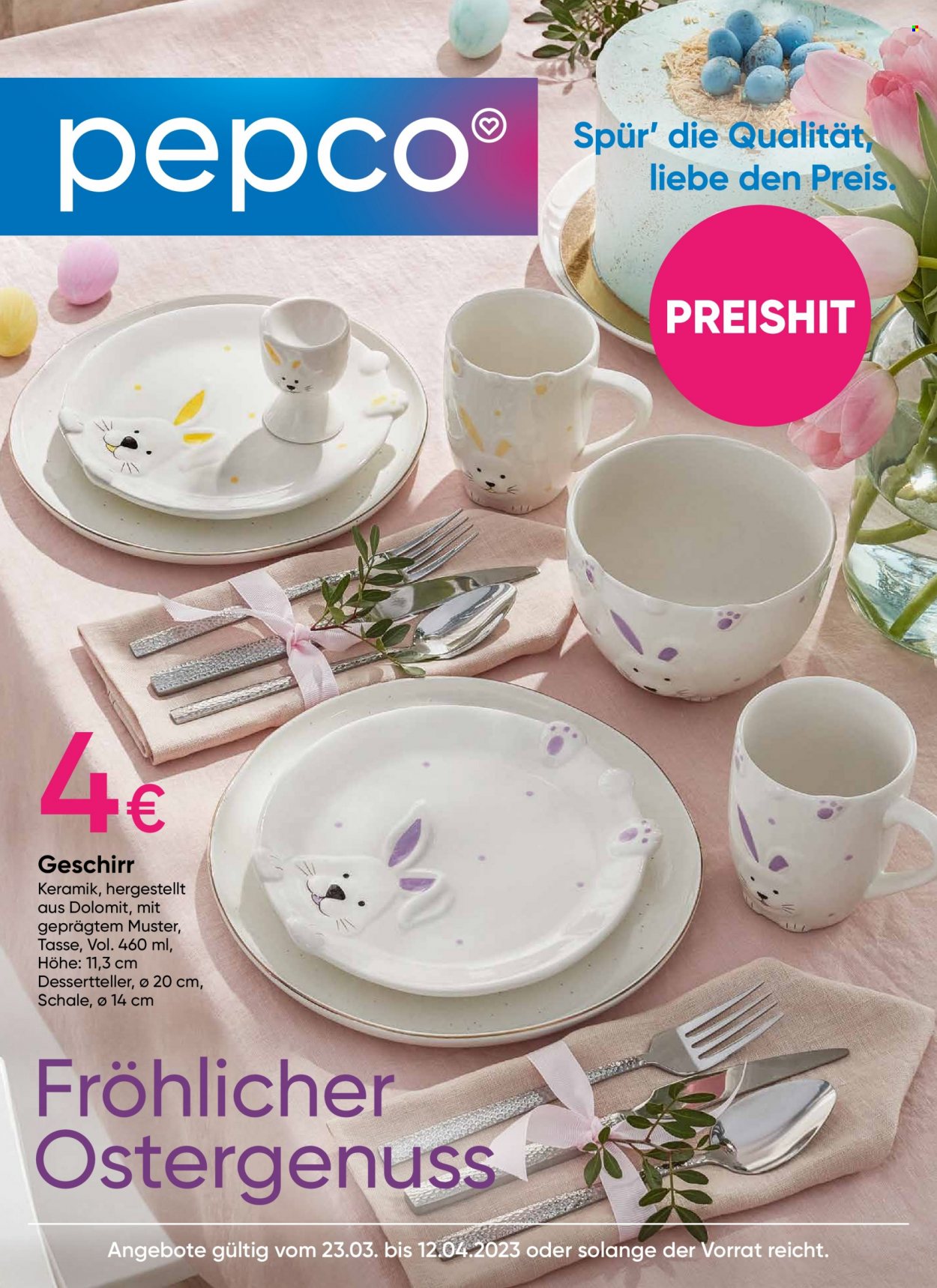 Pepco Prospekte  - 23.03.2023 - 12.04.2023. Seite 1