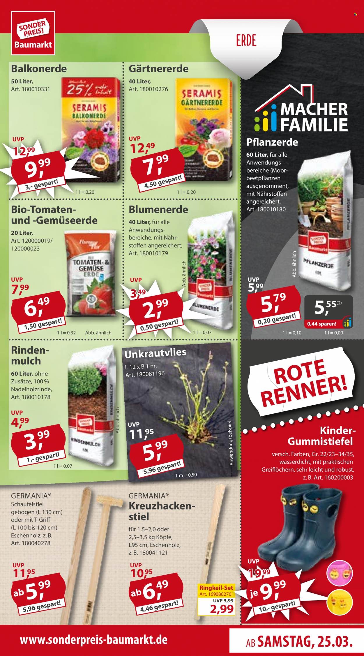 Sonderpreis-Baumarkt Prospekte  - 25.03.2023 - 31.03.2023. Seite 7