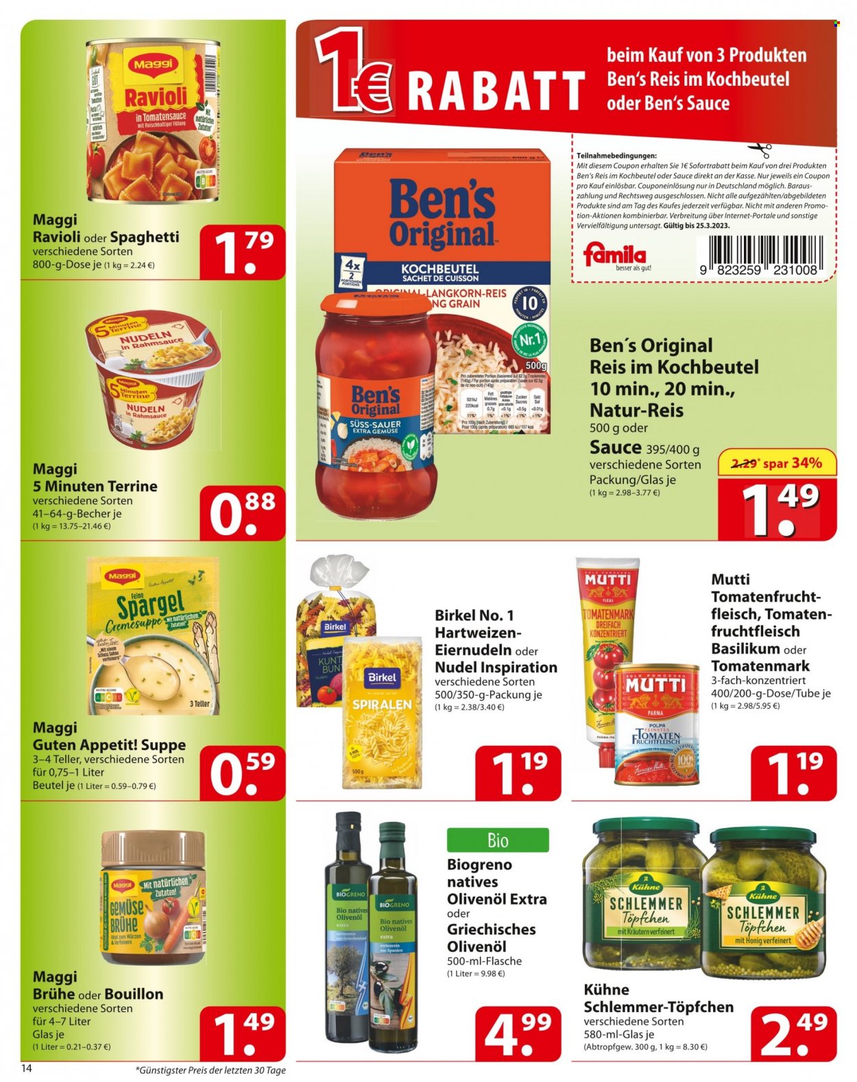 famila Prospekte  - 20.03.2023 - 25.03.2023. Seite 14