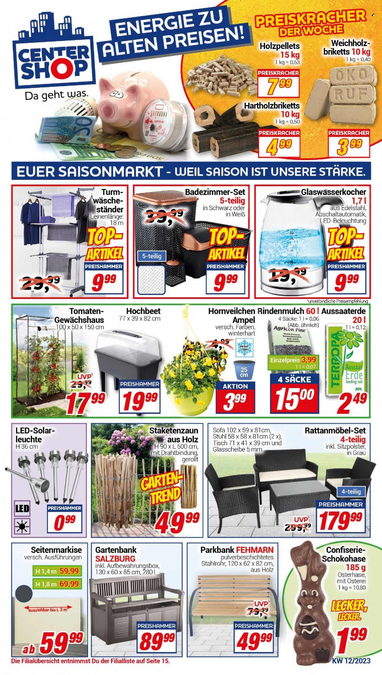 CENTERSHOP Prospekte  - 20.03.2023 - 25.03.2023. Seite 1
