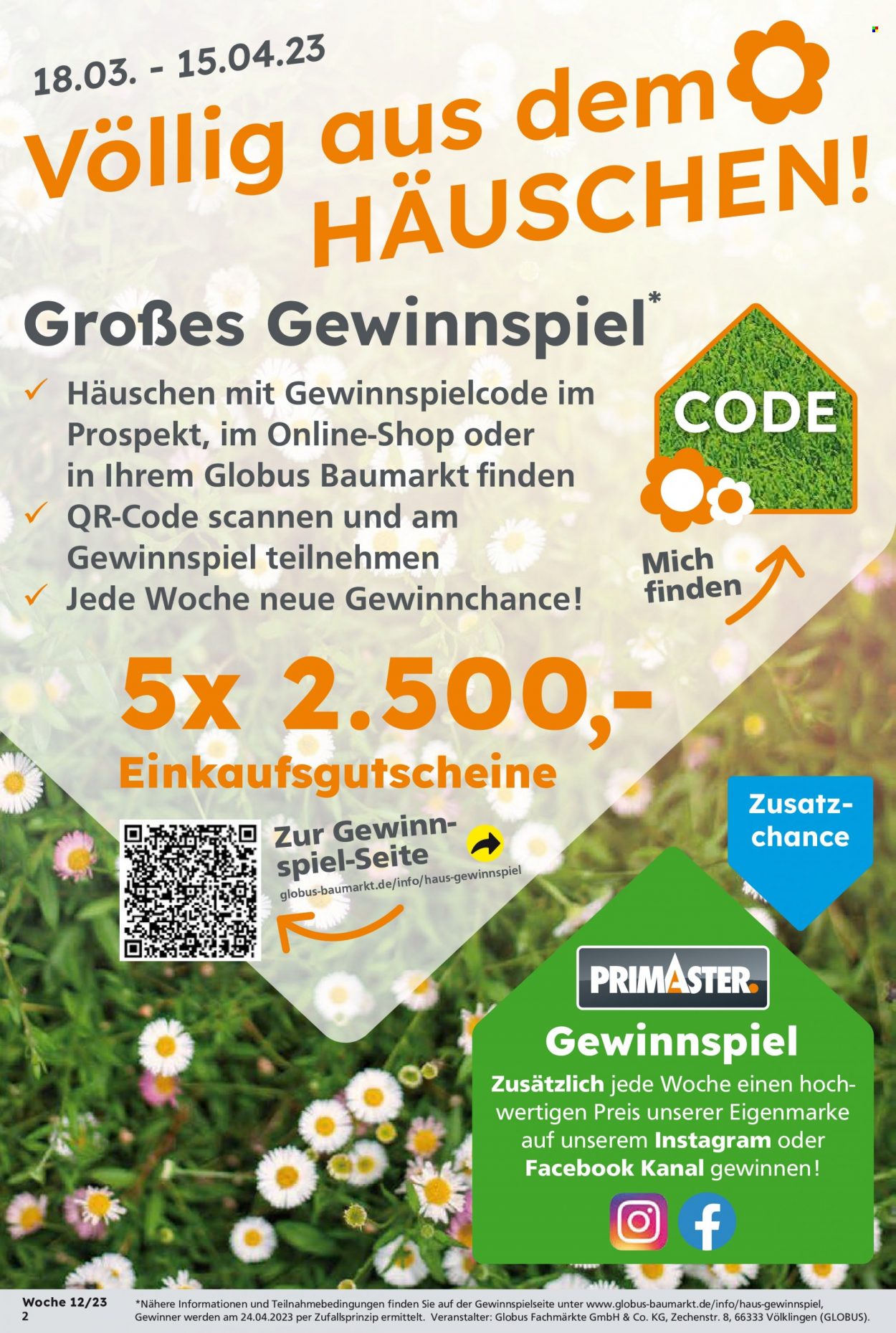 Globus Baumarkt Prospekte  - 20.03.2023 - 25.03.2023. Seite 2