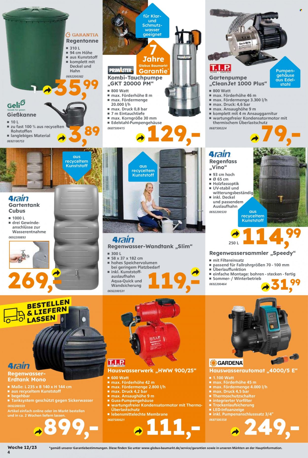 Globus Baumarkt Prospekte  - 20.03.2023 - 25.03.2023. Seite 4