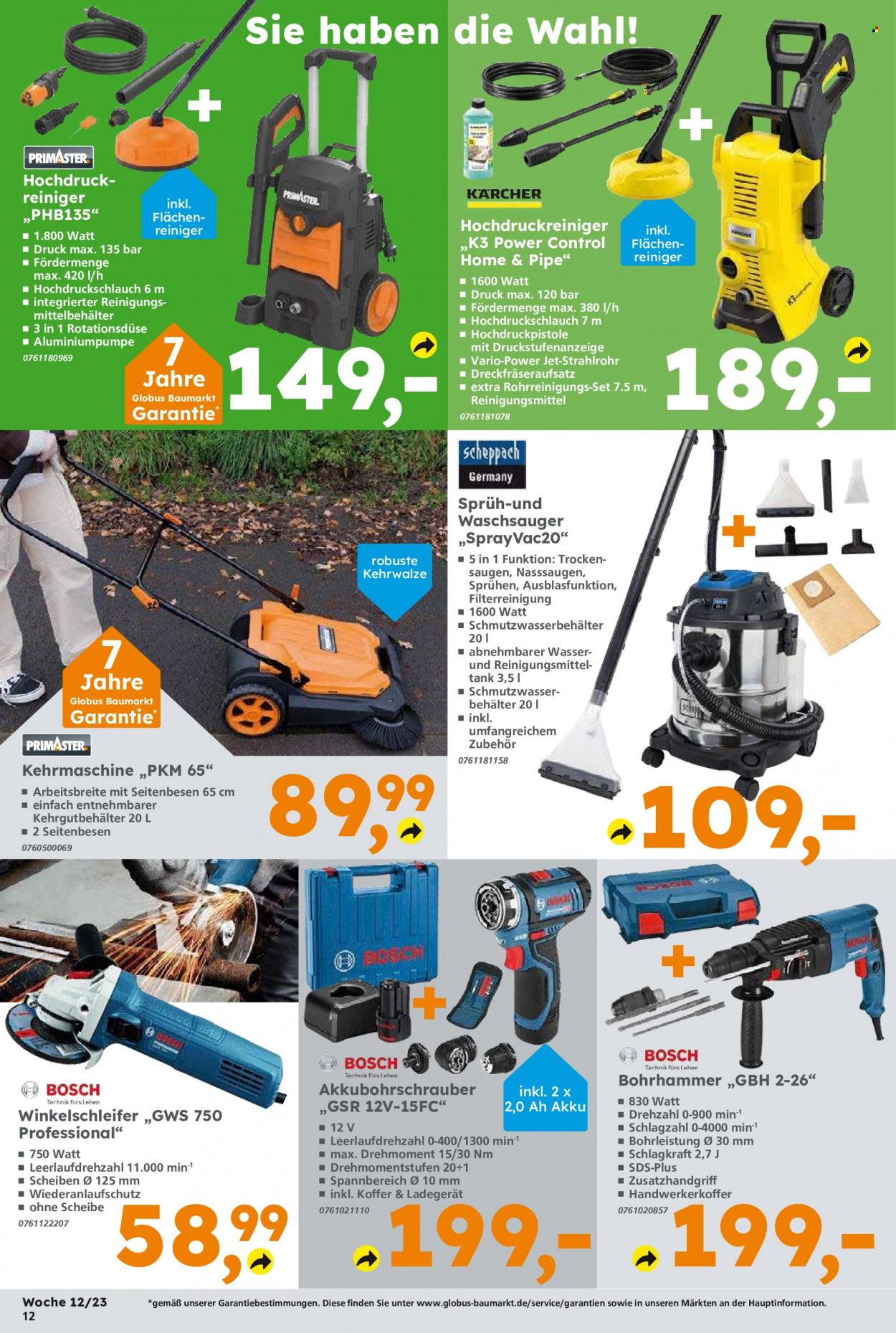 Globus Baumarkt Prospekte  - 20.03.2023 - 25.03.2023. Seite 12