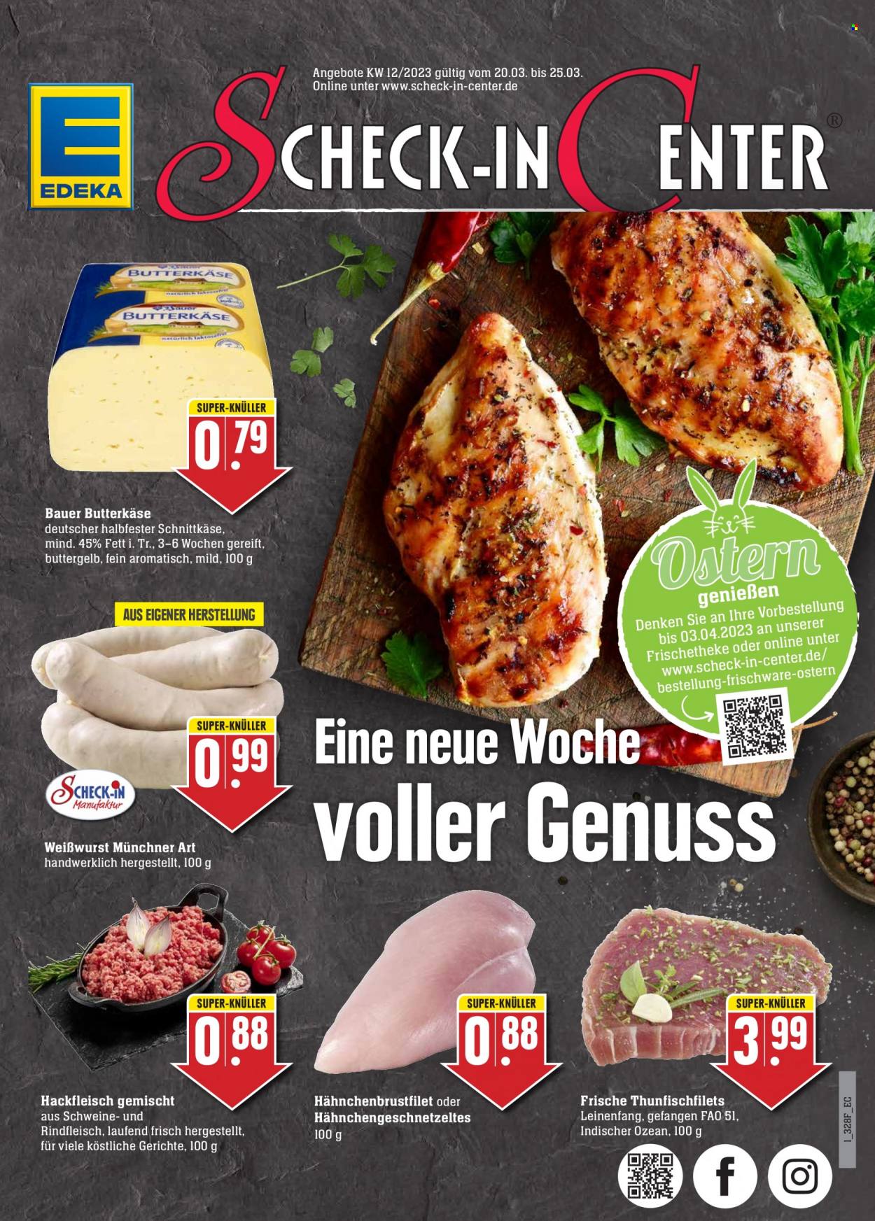 Edeka Prospekte  - 20.03.2023 - 25.03.2023. Seite 1
