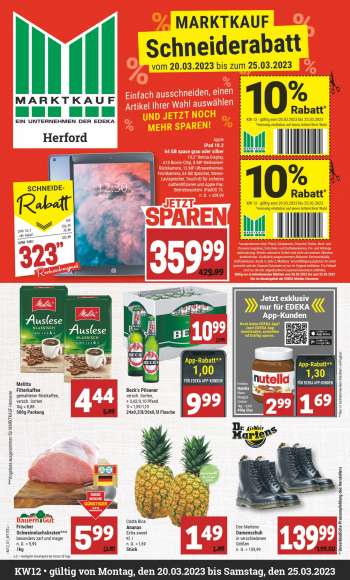 Prospekte Marktkauf - 20.03.2023 - 25.03.2023.
