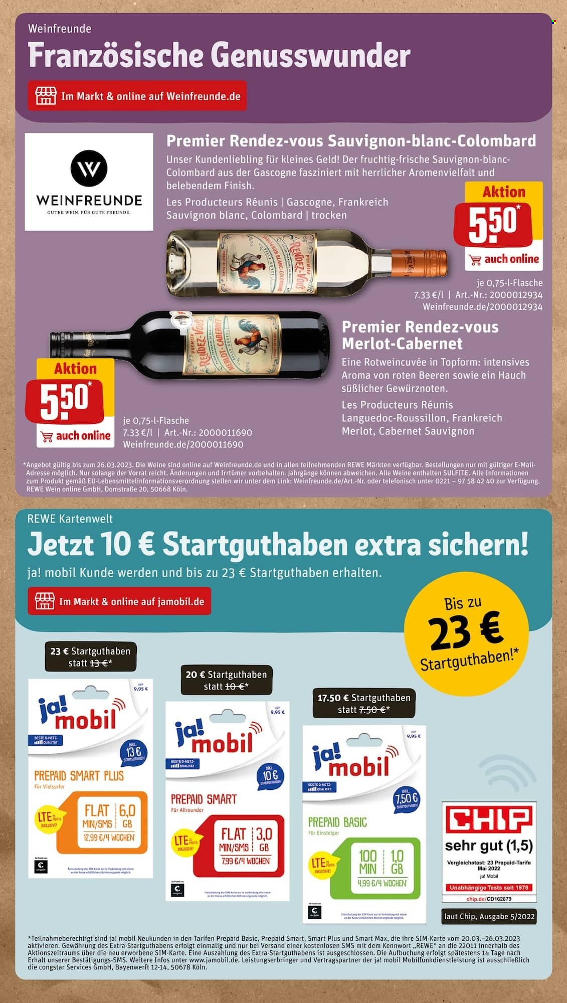 Leták REWE - 20.3.2023 - 25.3.2023. Strana 23